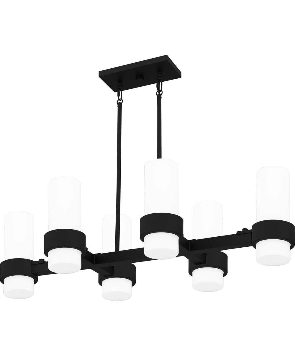 Kimora Medium 6-light Island Light Matte Black - Image 4