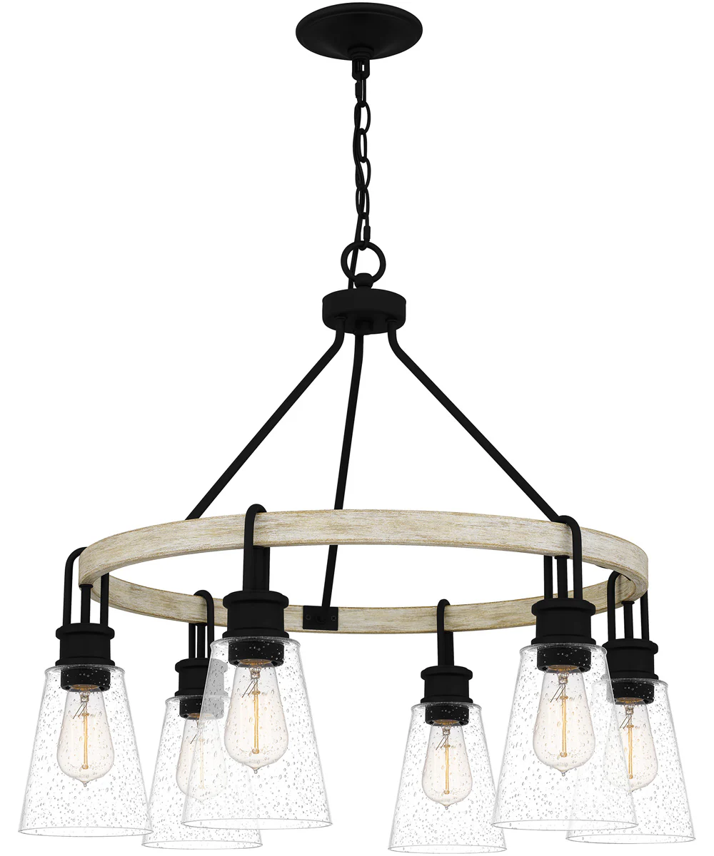 Kingsbridge 6-light Chandelier Earth Black - Image 2