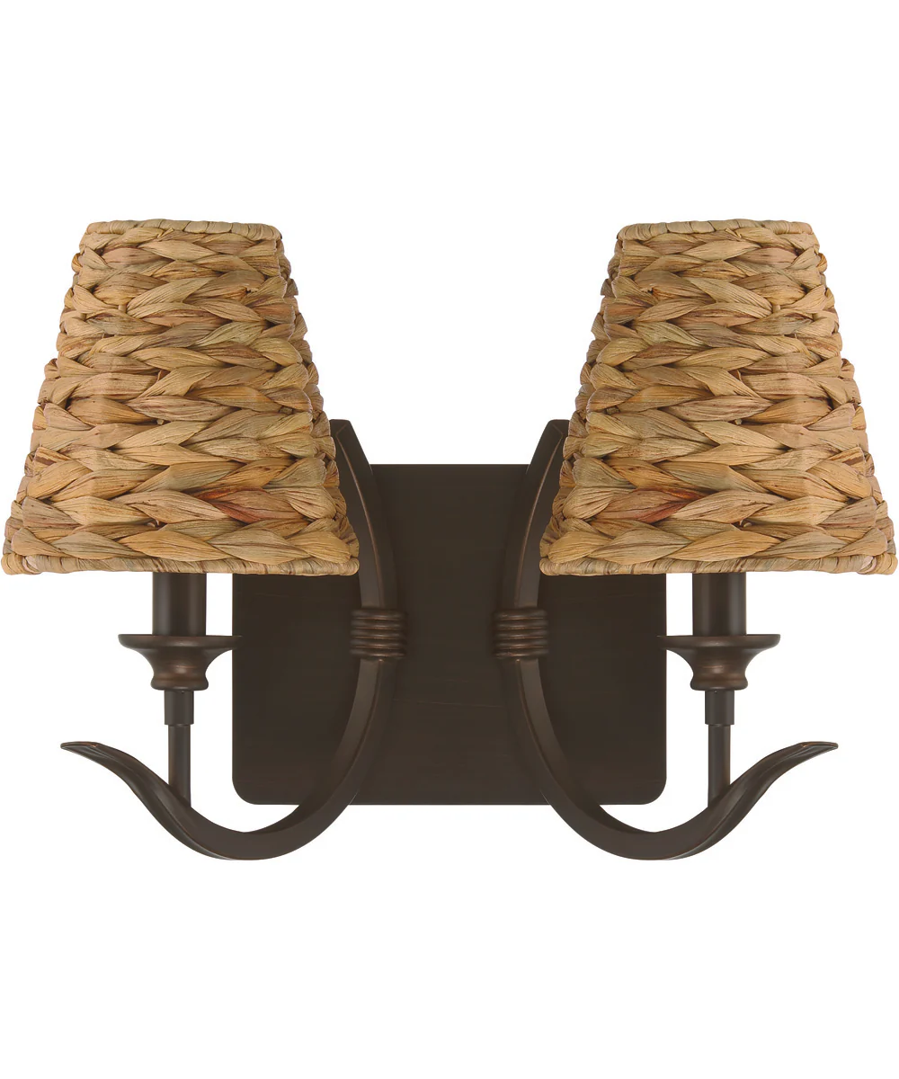 Kokomo 2-Light Lighting Aged Bronze Brushed