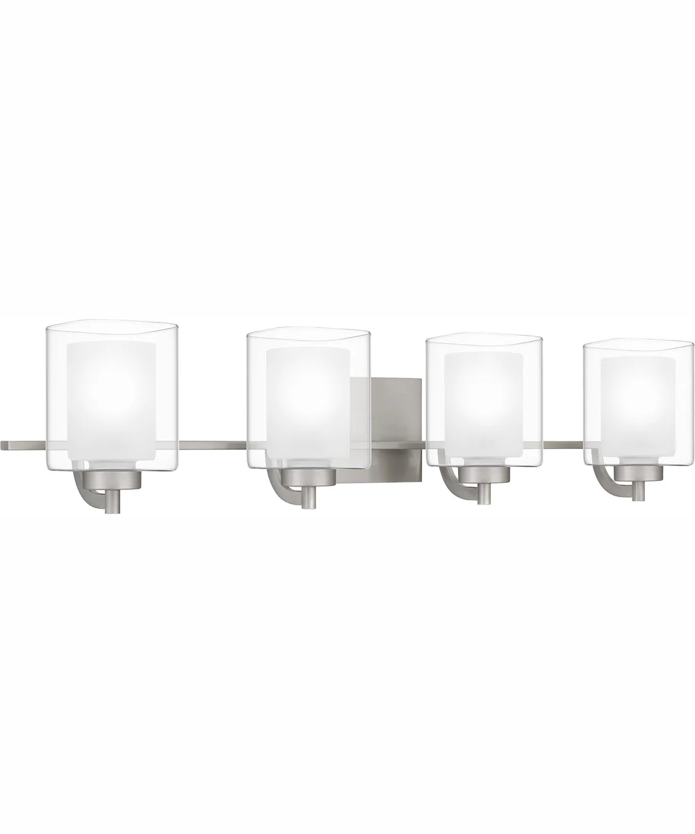 Kolt Extra Large 4-light Bath Light Brushed Nickel - Image 4