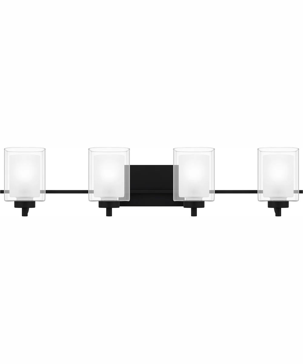 Kolt Extra Large 4-light Bath Light Matte Black - Image 2