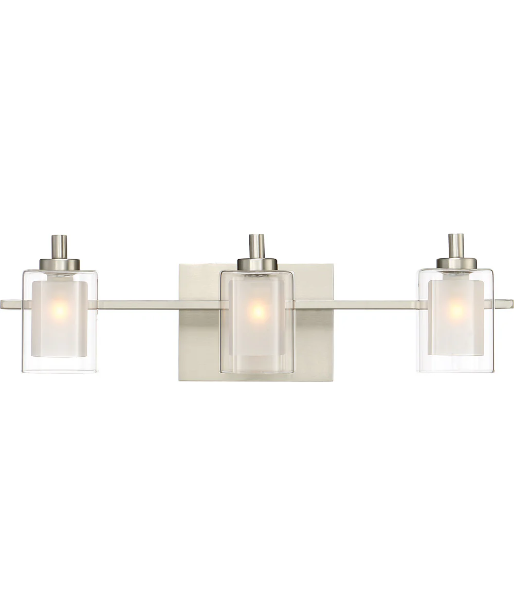 Kolt Large 3-light Bath Light Brushed Nickel - Image 2