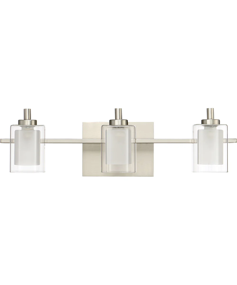 Kolt Large 3-light Bath Light Brushed Nickel - Image 3