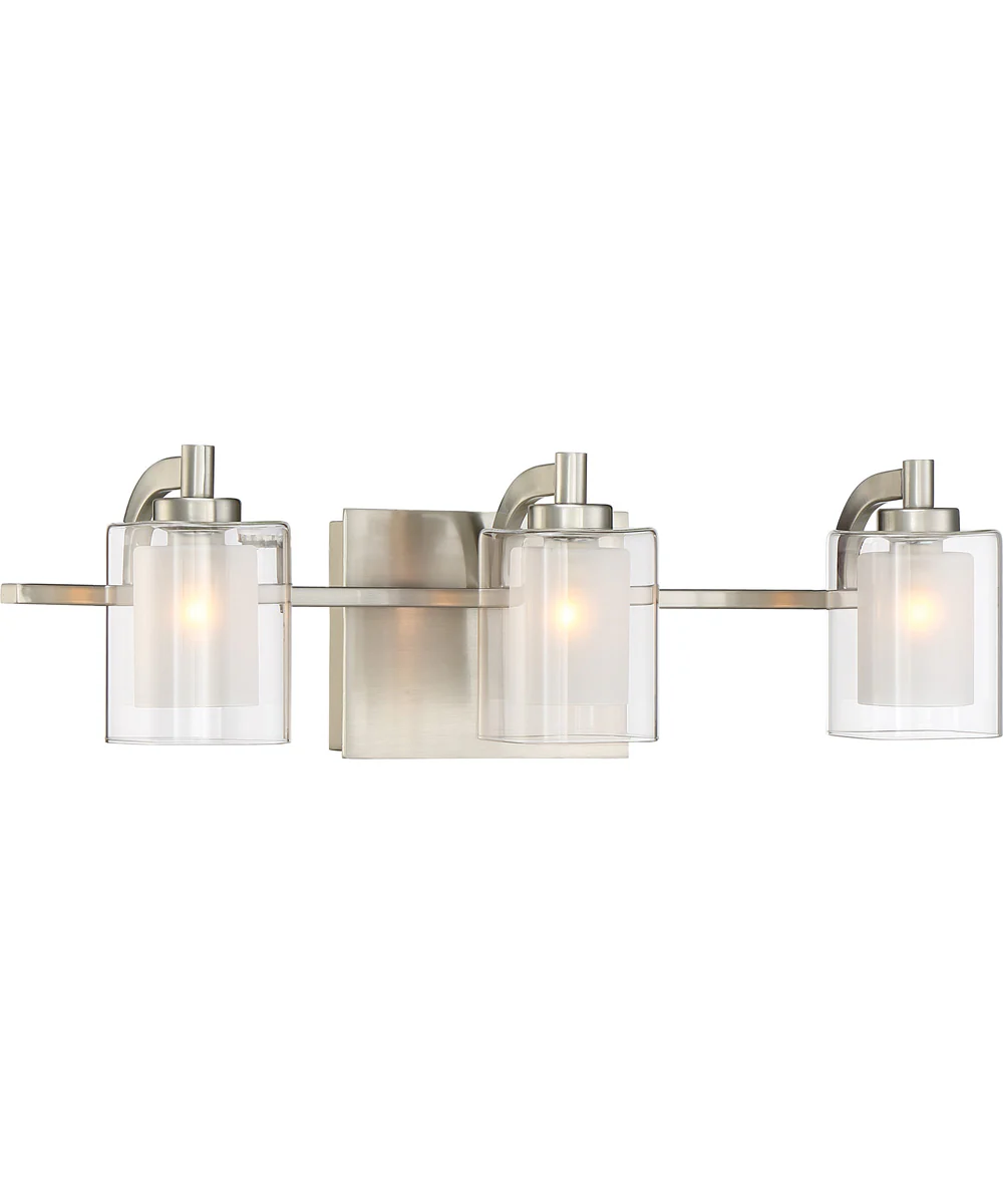 Kolt Large 3-light Bath Light Brushed Nickel - Image 4