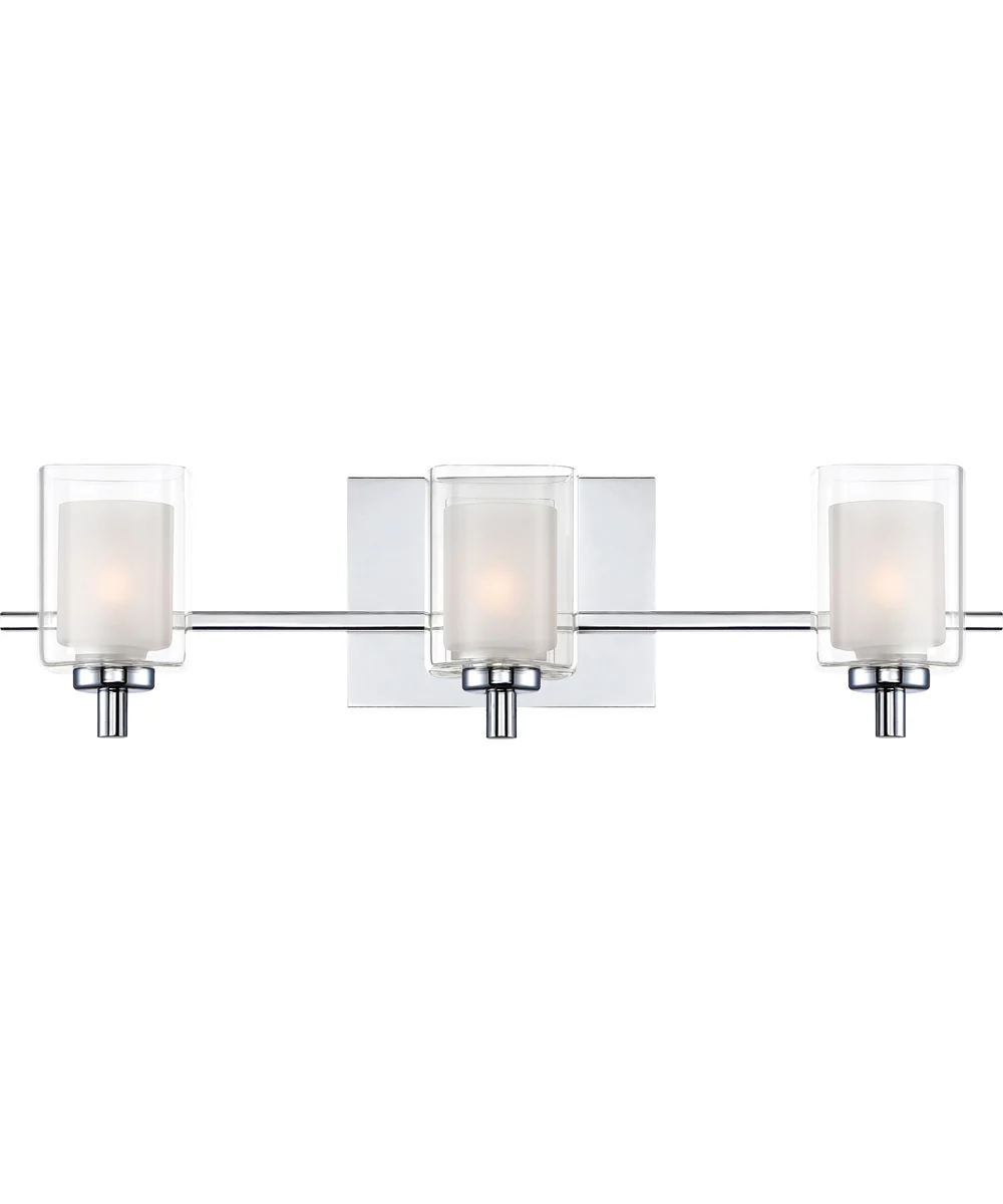 Kolt Large 3-light Bath Light Polished Chrome - Image 2