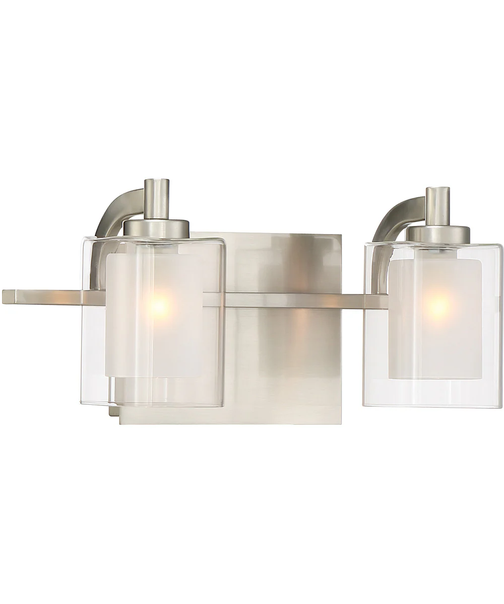 Kolt Medium 2-light Bath Light Brushed Nickel - Image 3