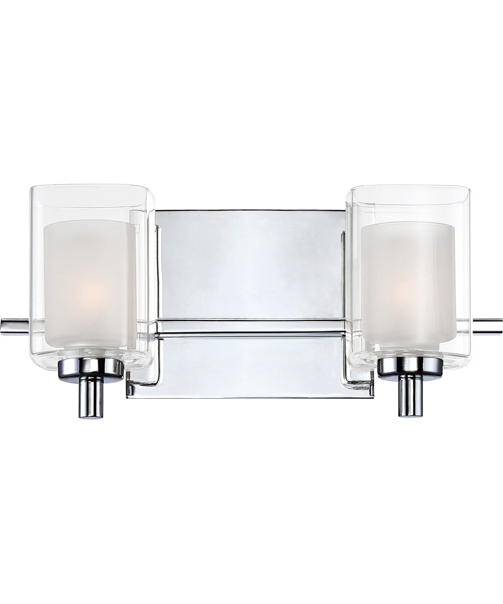 Kolt Medium 2-light Bath Light Polished Chrome - Image 3