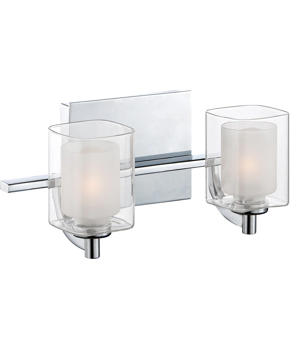 Kolt Medium 2-light Bath Light Polished Chrome - Image 4