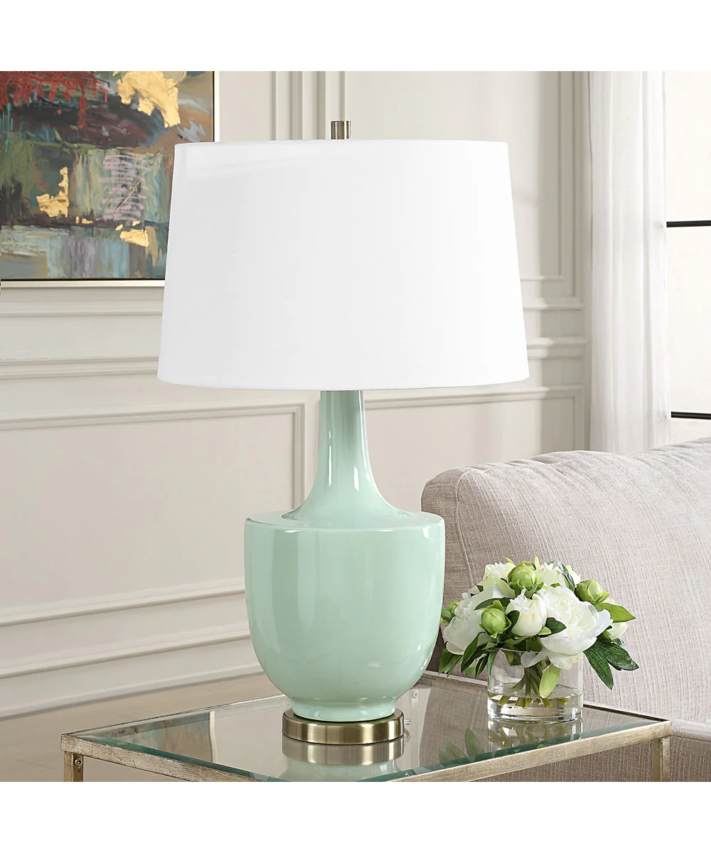 Kyla Mint Green Table Lamp - Image 3