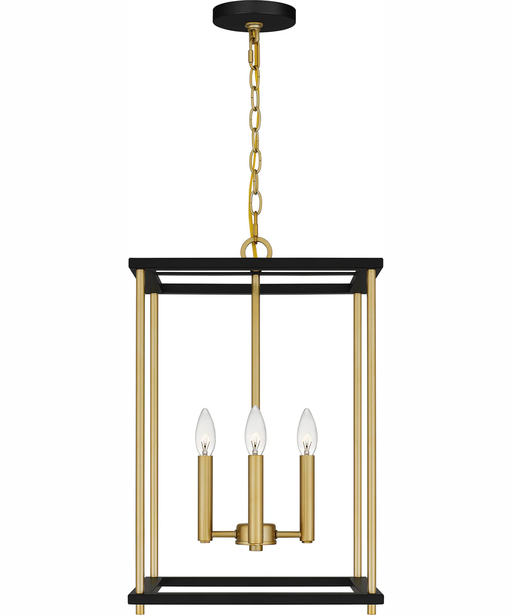 Kynwyd 4-light Pendant Matte Black - Image 4