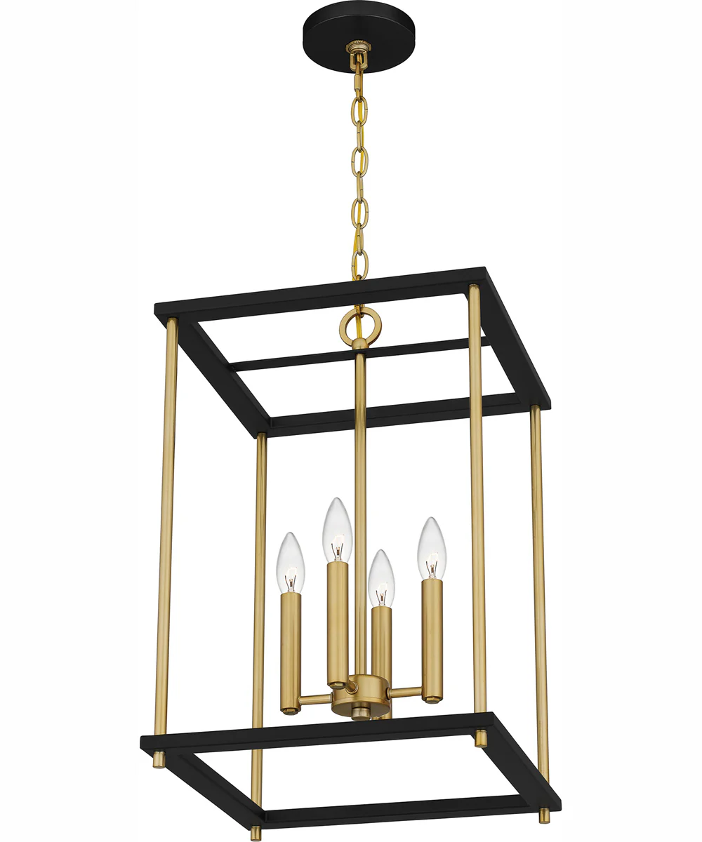 Kynwyd 4-light Pendant Matte Black - Image 5