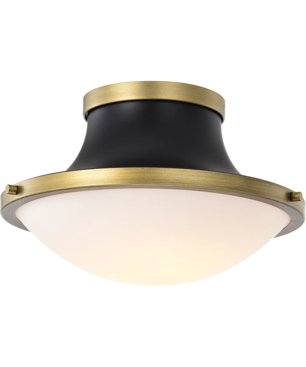 Lafayette 1-Light Close-to-Ceiling Matte Black - Image 2