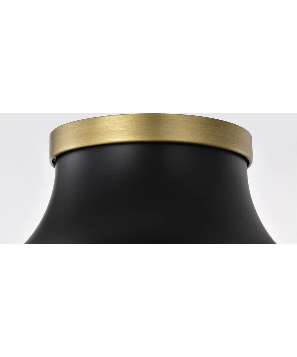 Lafayette 1-Light Close-to-Ceiling Matte Black - Image 8