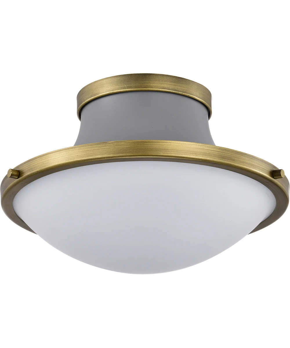 Lafayette 1-Light Close-to-Ceiling Matte Gray - Image 5
