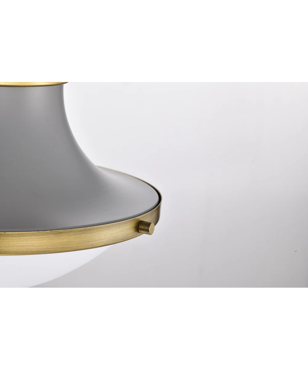 Lafayette 1-Light Pendant Matte Gray - Image 10