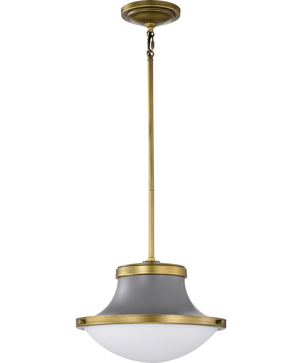 Lafayette 1-Light Pendant Matte Gray - Image 5