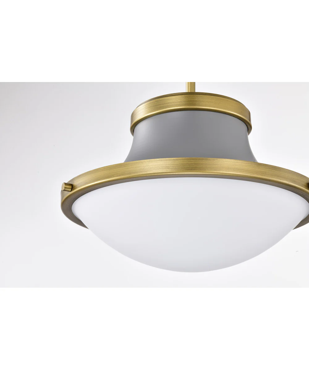 Lafayette 1-Light Pendant Matte Gray - Image 6