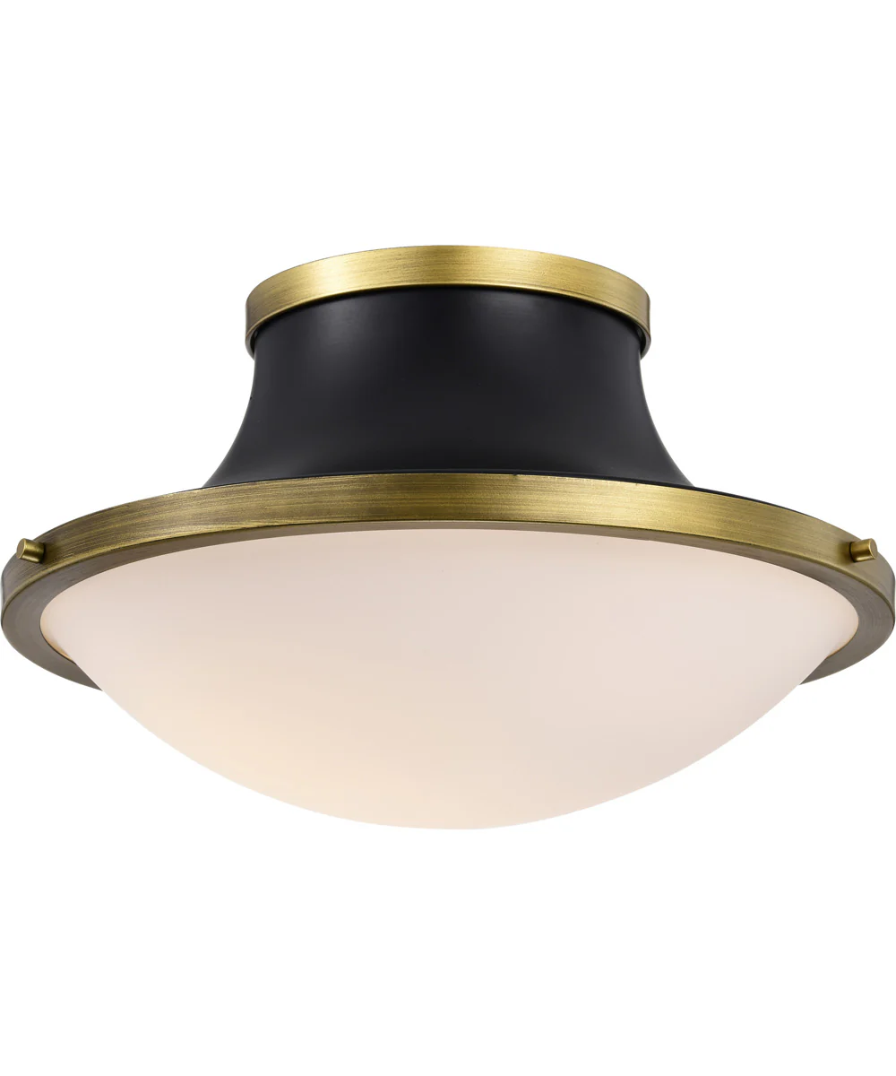 Lafayette 3-Light Close-to-Ceiling Matte Black - Image 2