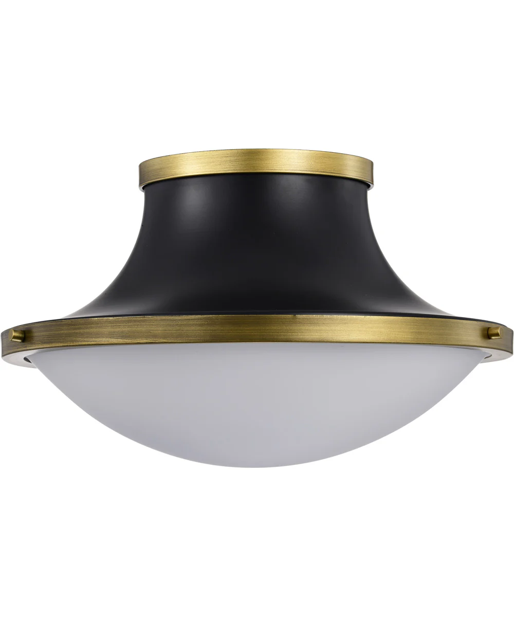 Lafayette 3-Light Close-to-Ceiling Matte Black - Image 3