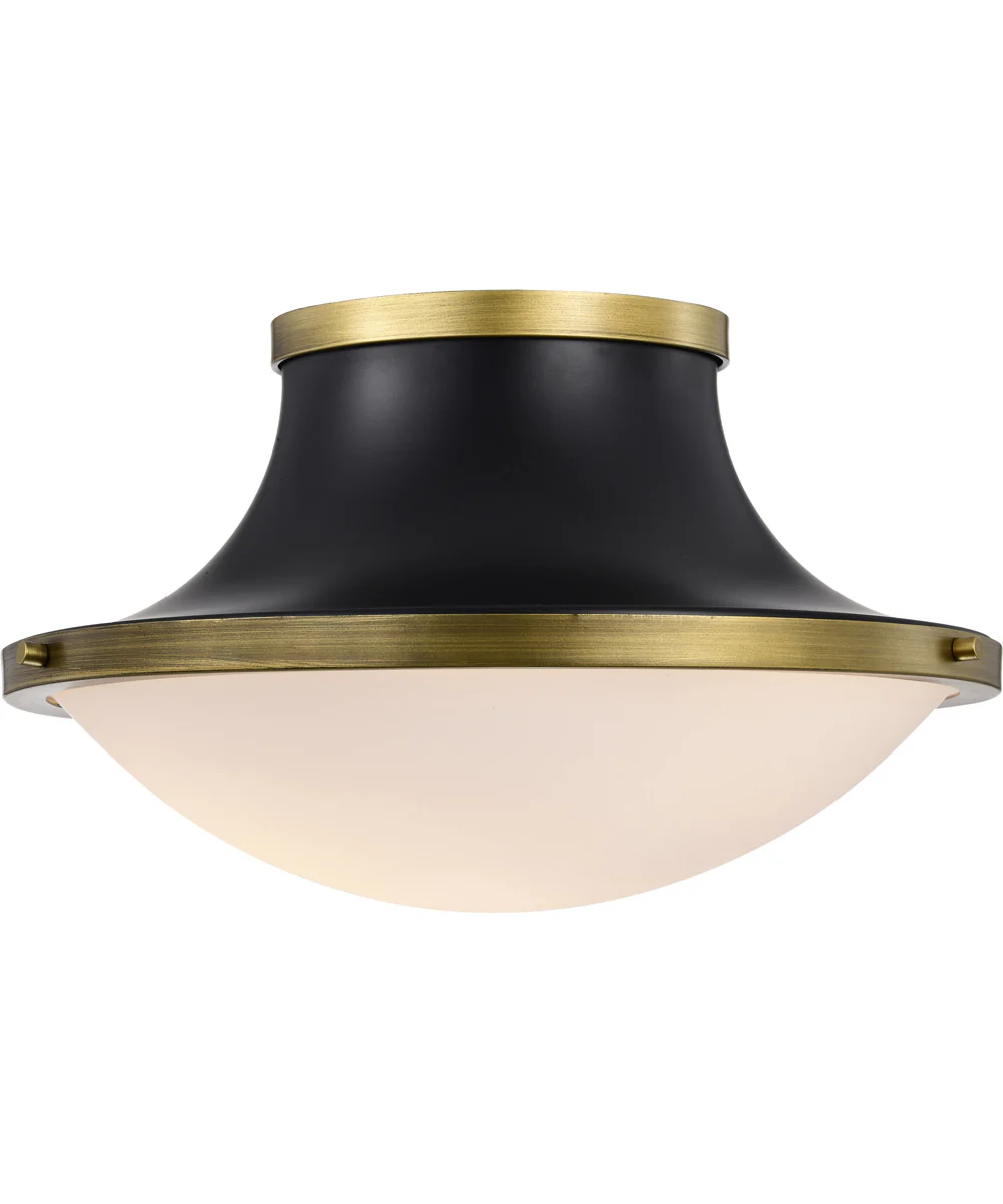 Lafayette 3-Light Close-to-Ceiling Matte Black - Image 4