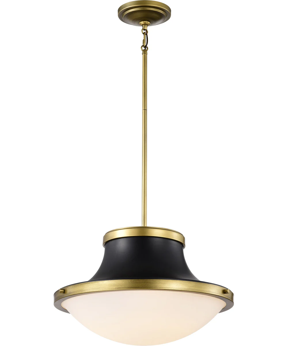 Lafayette 3-Light Pendant Matte Black - Image 2
