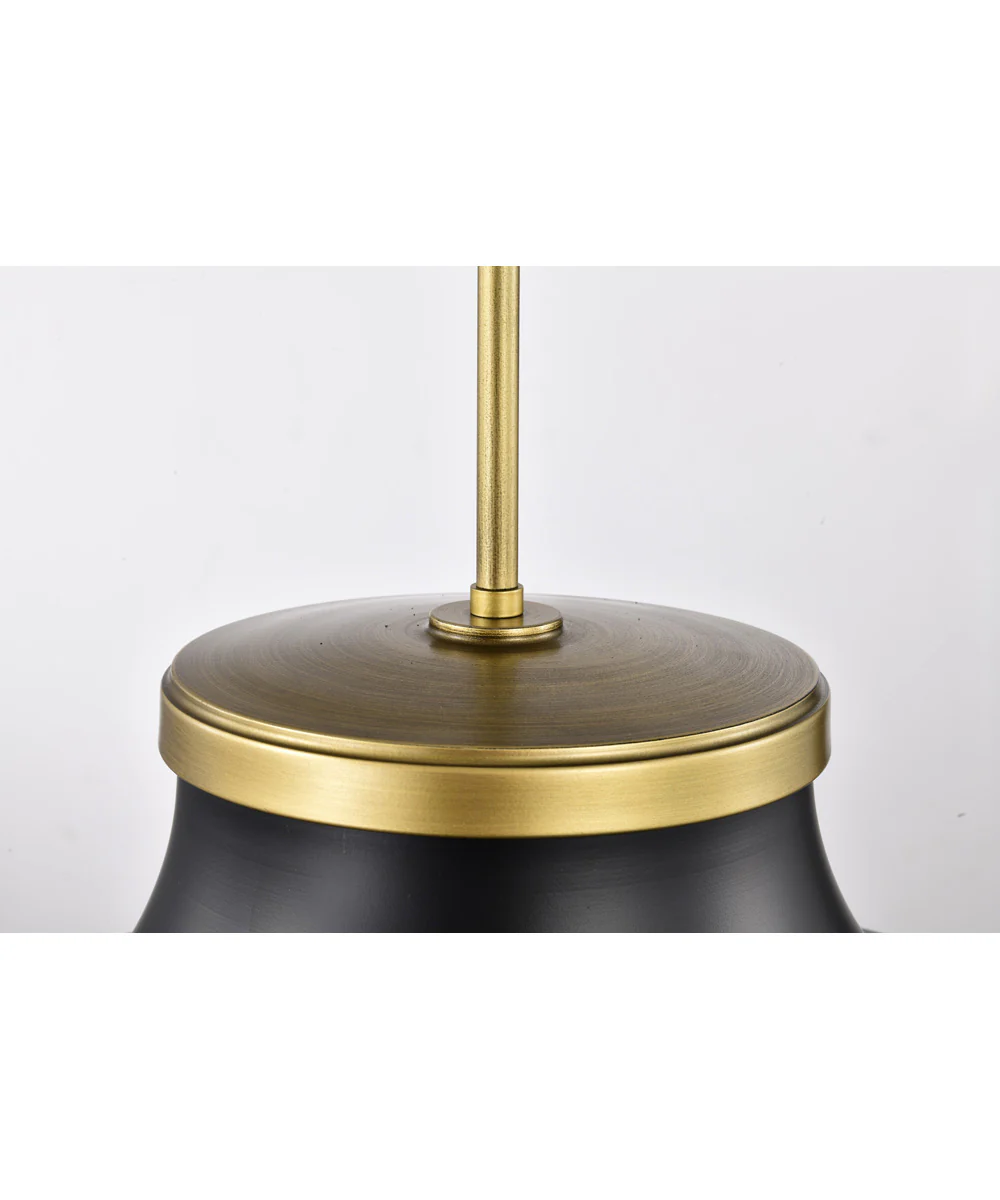 Lafayette 3-Light Pendant Matte Black - Image 8