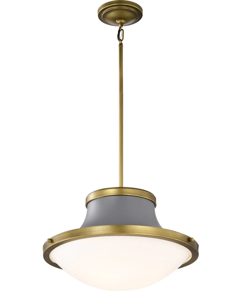 Lafayette 3-Light Pendant Matte Gray - Image 6