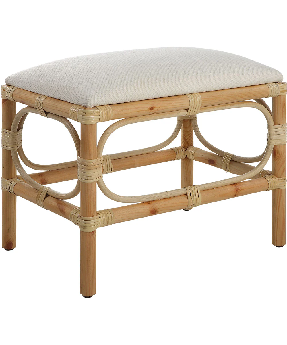 Laguna Small White Bench - Image 3
