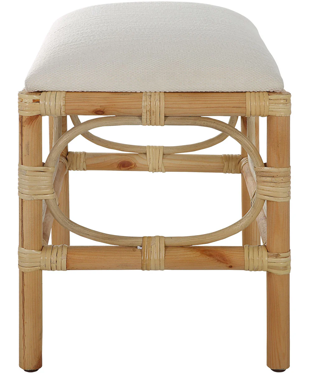 Laguna Small White Bench - Image 4