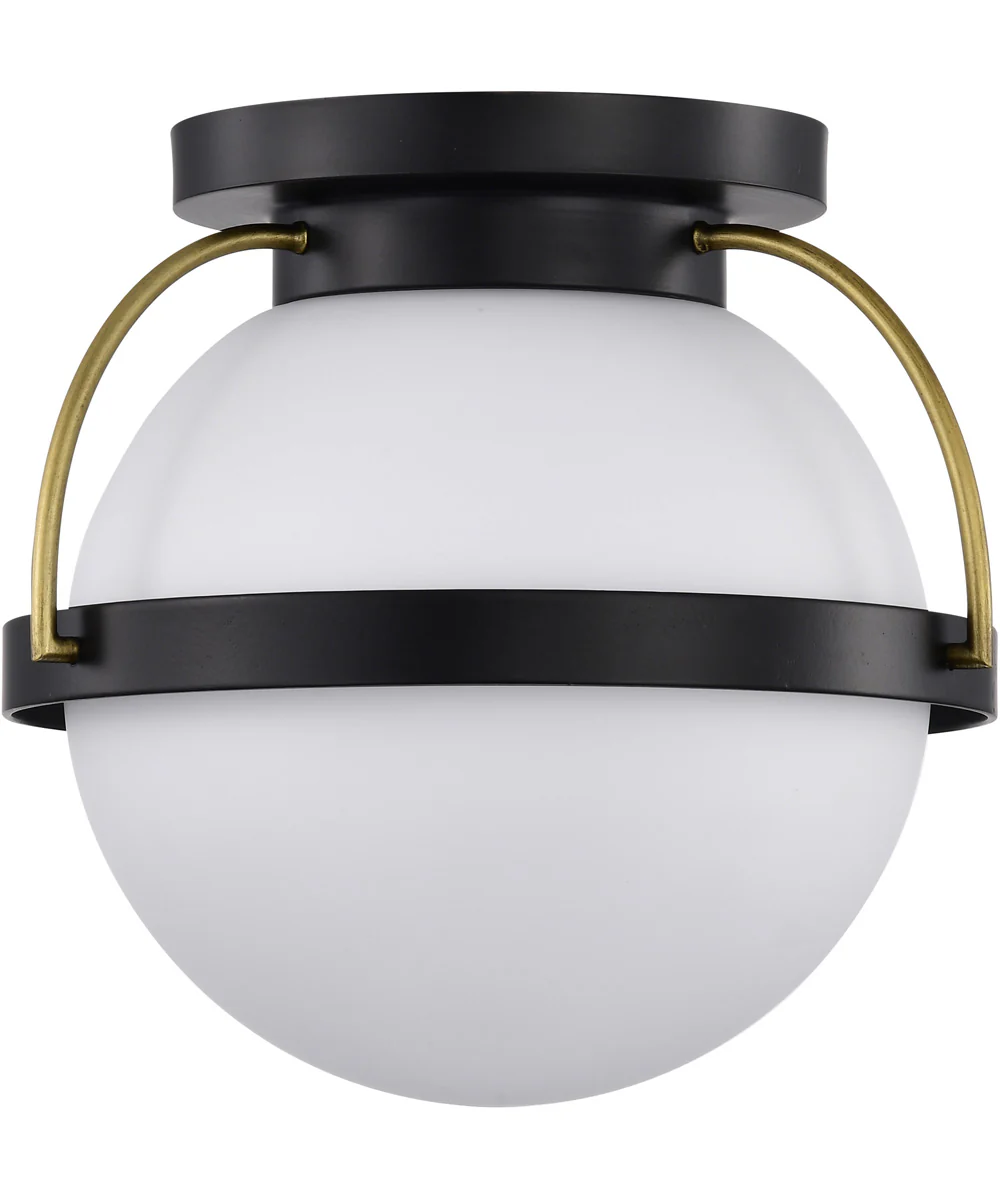 Lakeshore 1-Light Close-to-Ceiling Matte Black - Image 5