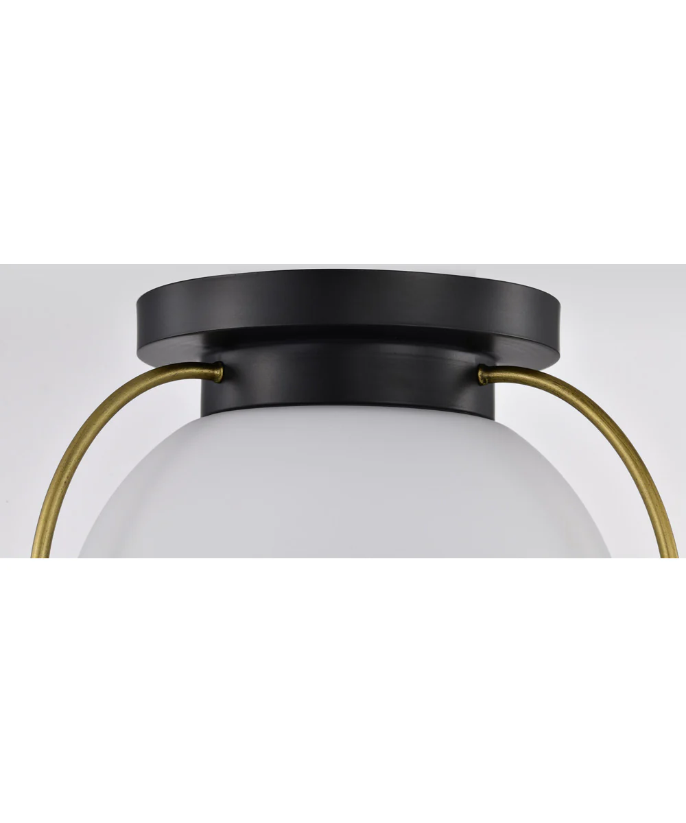 Lakeshore 1-Light Close-to-Ceiling Matte Black - Image 7