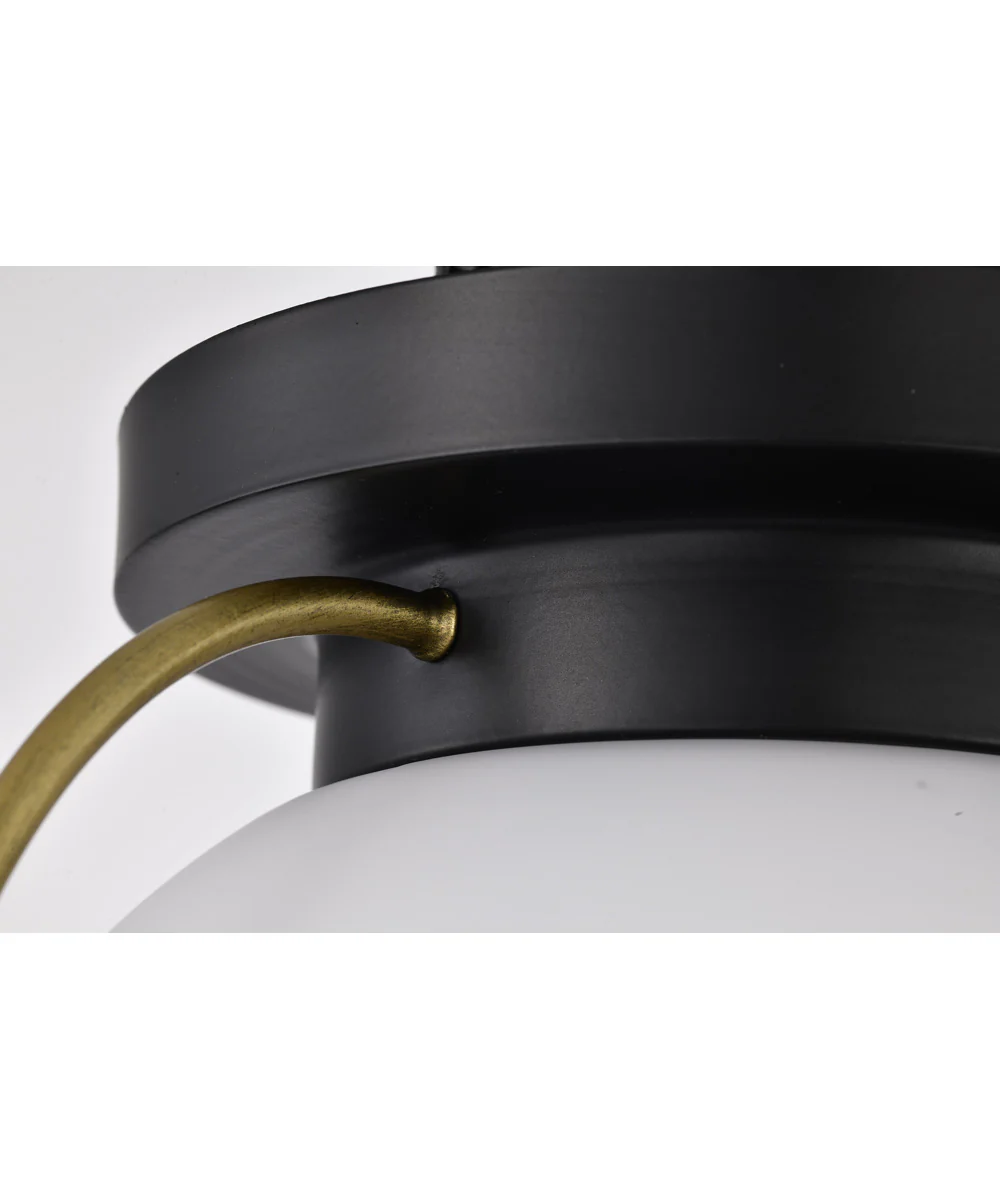 Lakeshore 1-Light Close-to-Ceiling Matte Black - Image 8