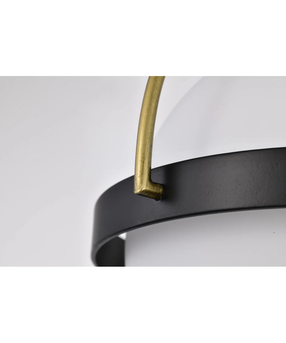 Lakeshore 1-Light Close-to-Ceiling Matte Black - Image 9