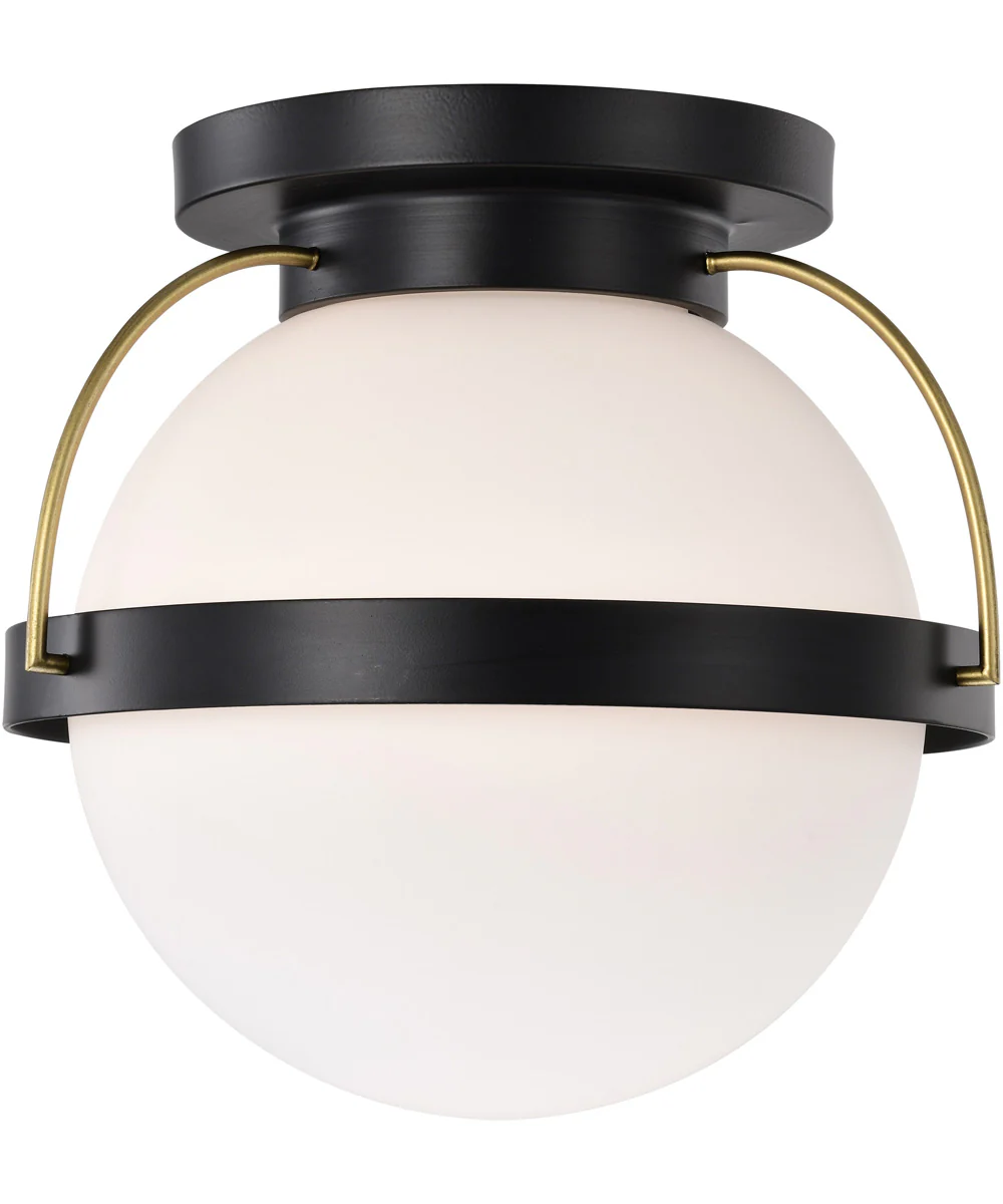 Lakeshore 1-Light Close-to-Ceiling Matte Black - Image 6
