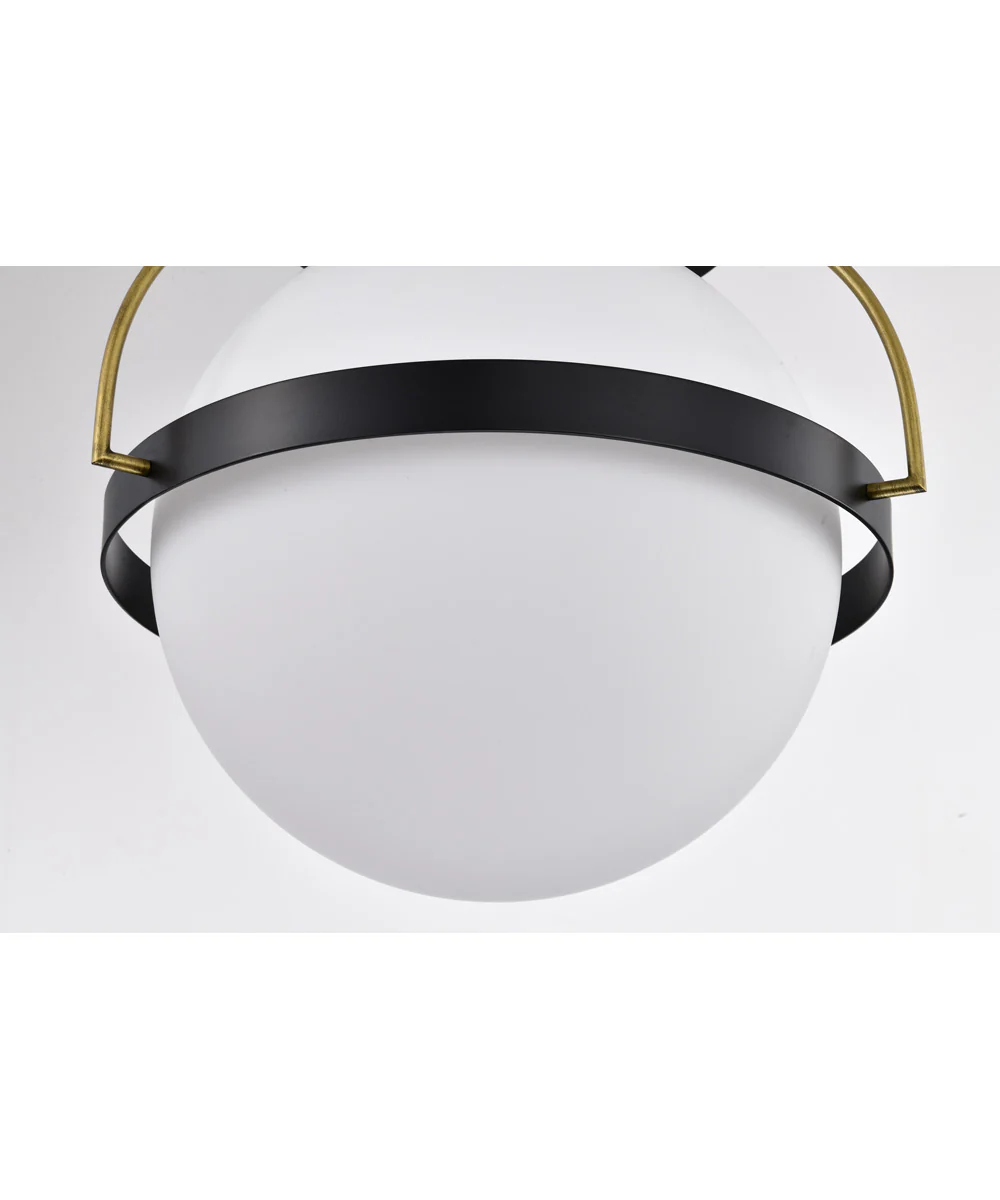 Lakeshore 1-Light Close-to-Ceiling Matte Black - Image 11