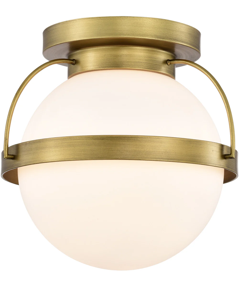 Lakeshore 1-Light Close-to-Ceiling Natural Brass - Image 2