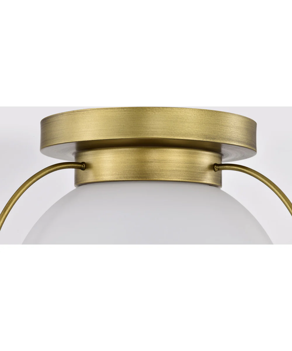 Lakeshore 1-Light Close-to-Ceiling Natural Brass - Image 7