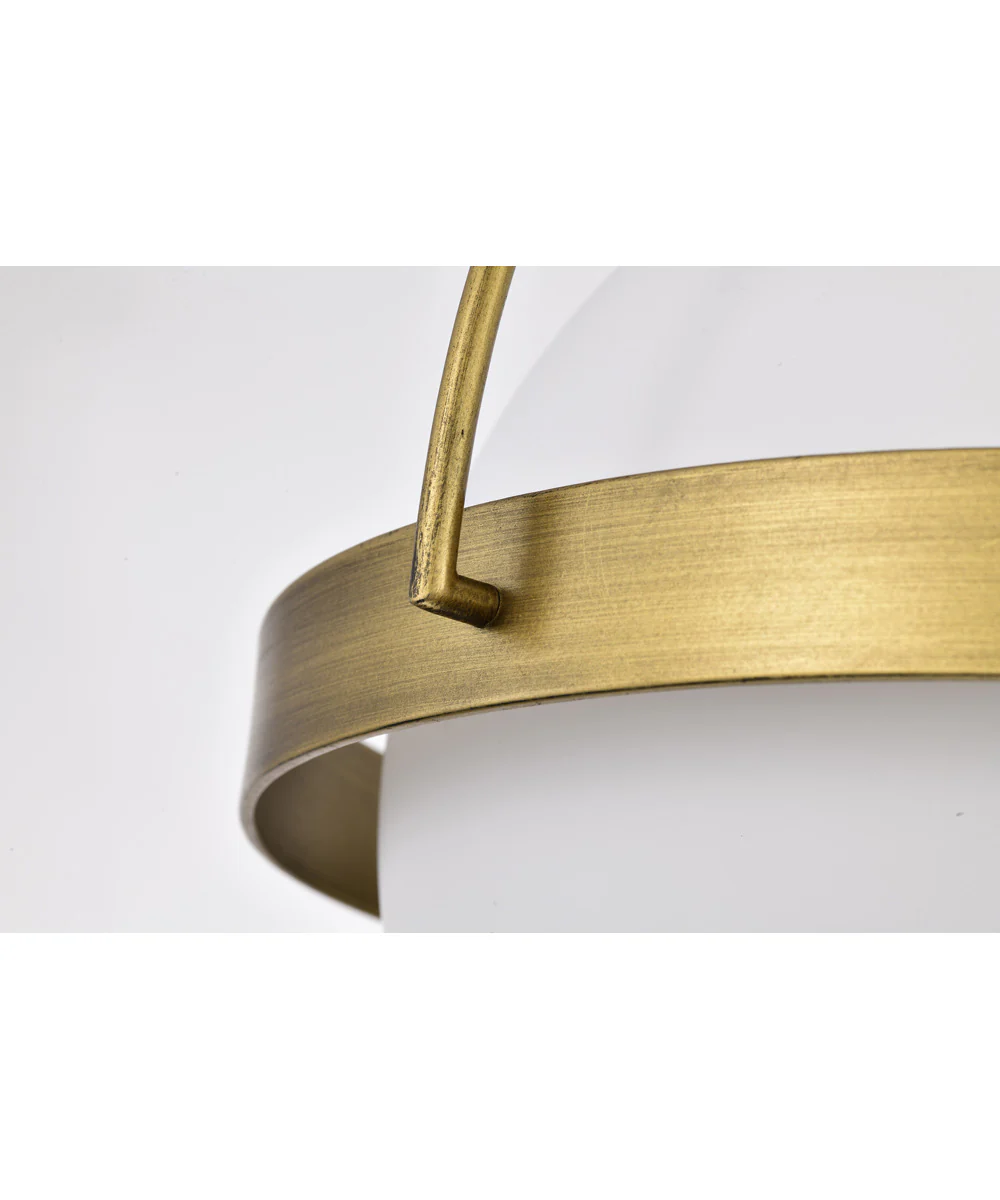 Lakeshore 1-Light Close-to-Ceiling Natural Brass - Image 9