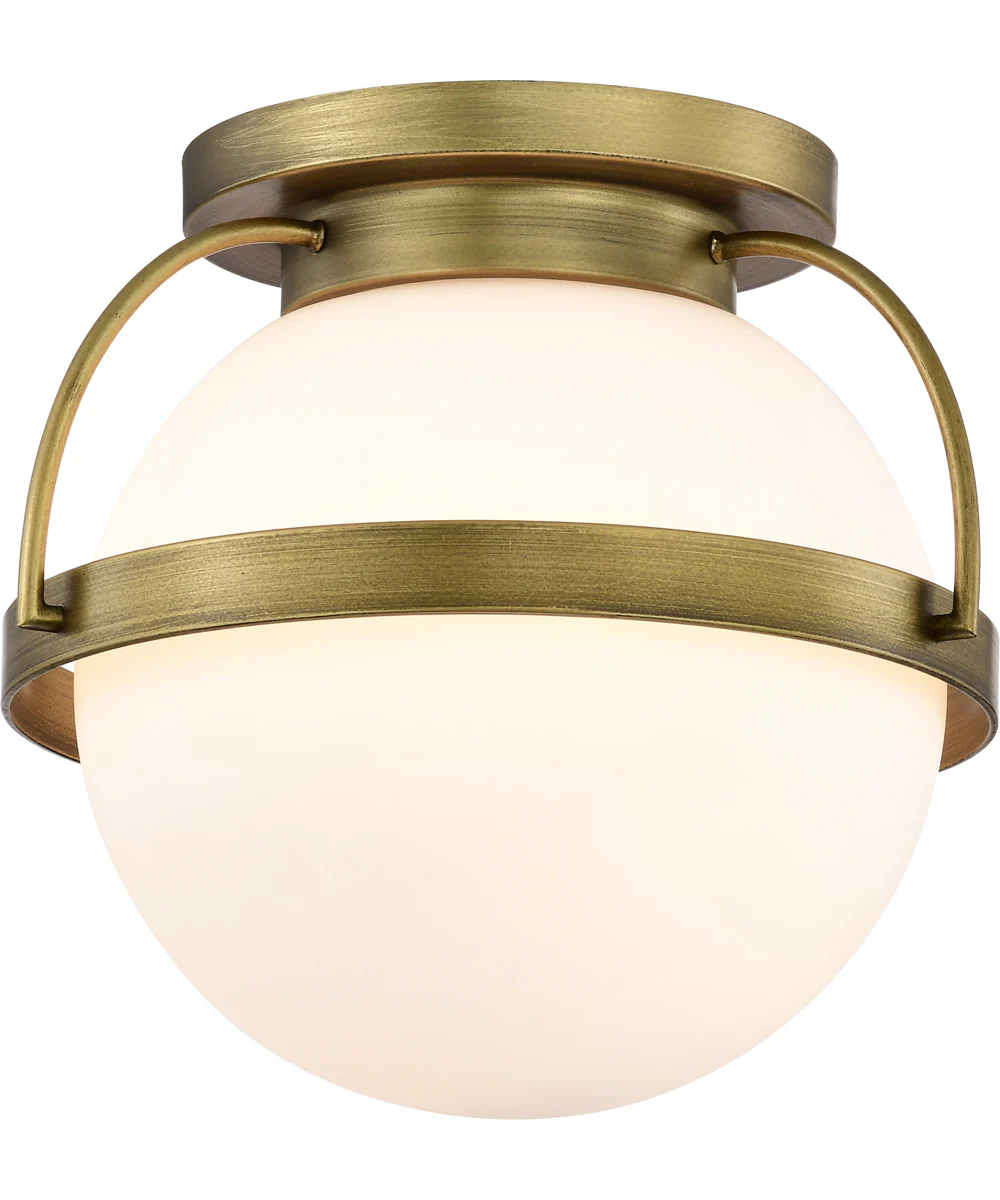 Lakeshore 1-Light Close-to-Ceiling Natural Brass - Image 2