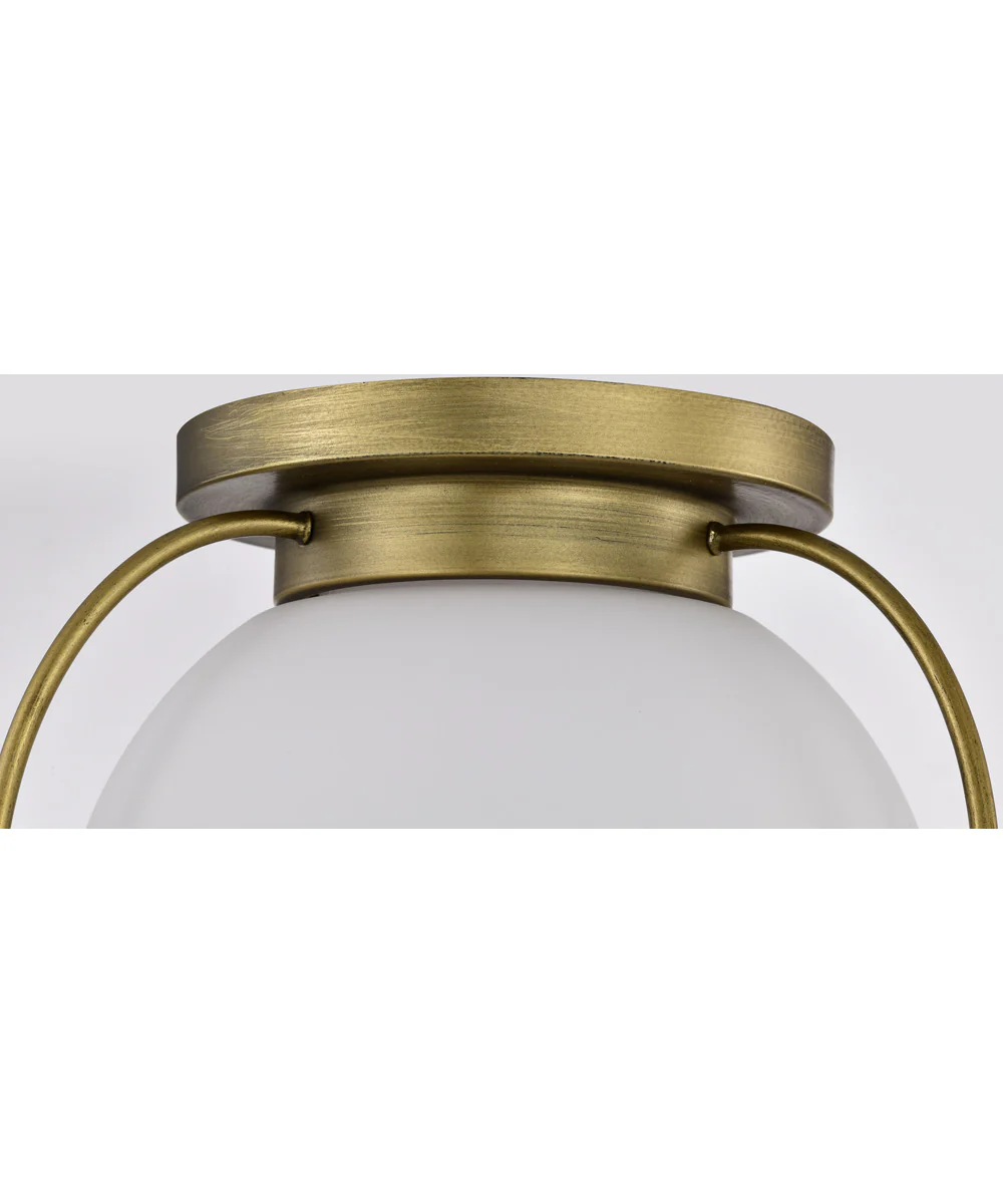 Lakeshore 1-Light Close-to-Ceiling Natural Brass - Image 7