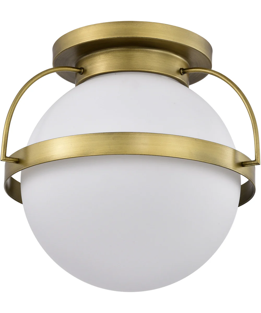 Lakeshore 1-Light Close-to-Ceiling Natural Brass - Image 3