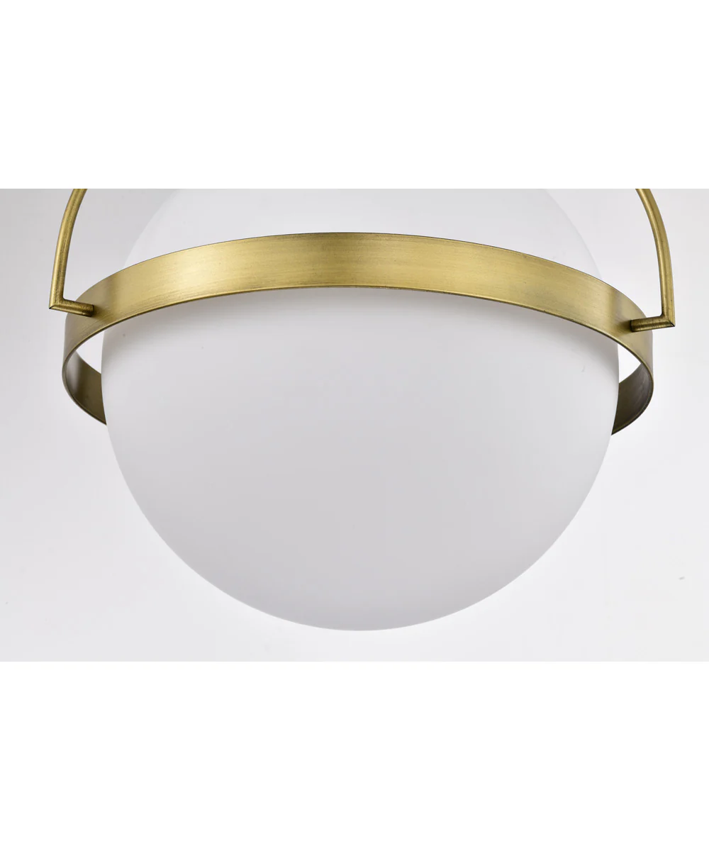 Lakeshore 1-Light Close-to-Ceiling Natural Brass - Image 7