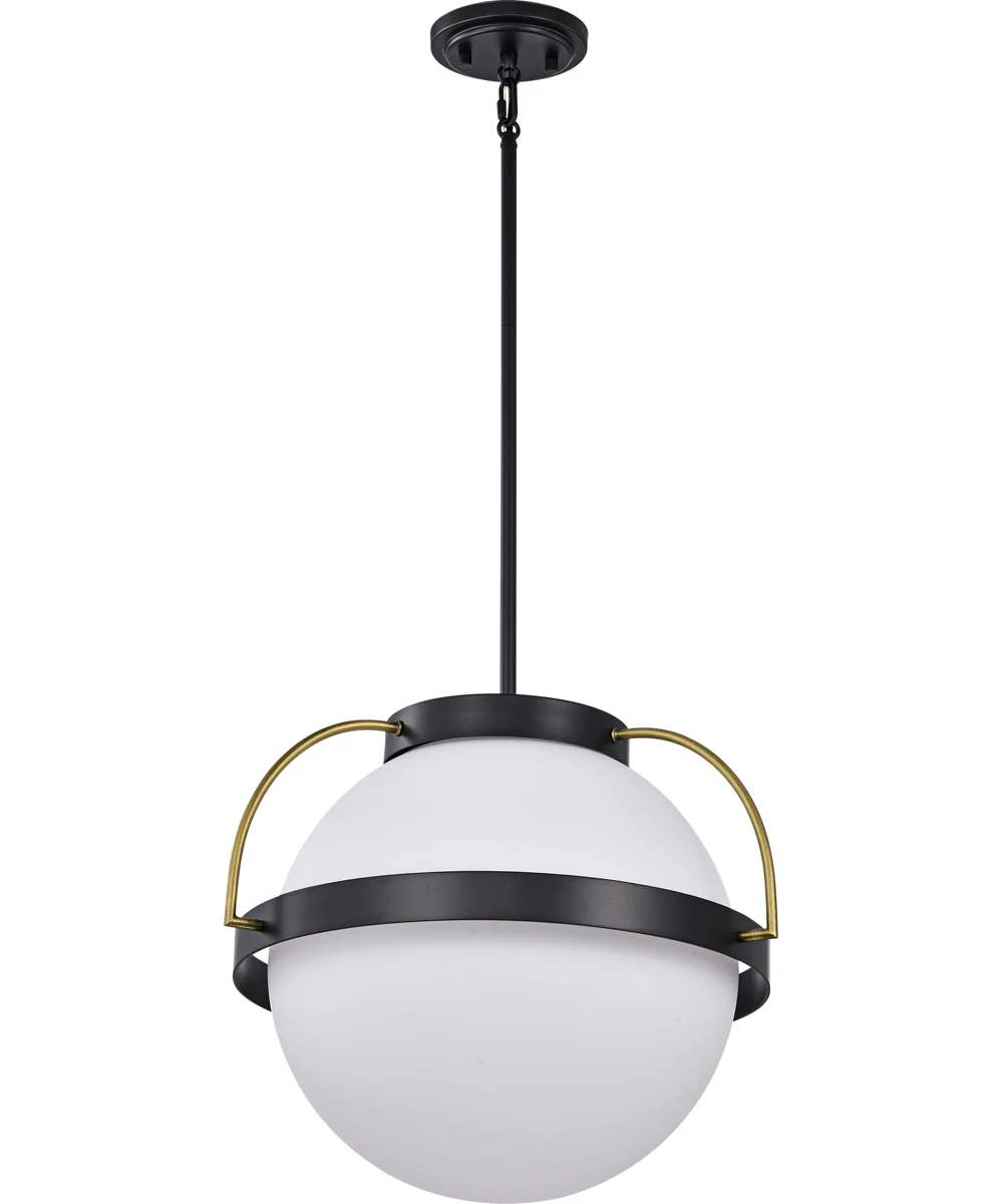 Lakeshore 1-Light Pendant Matte Black - Image 6