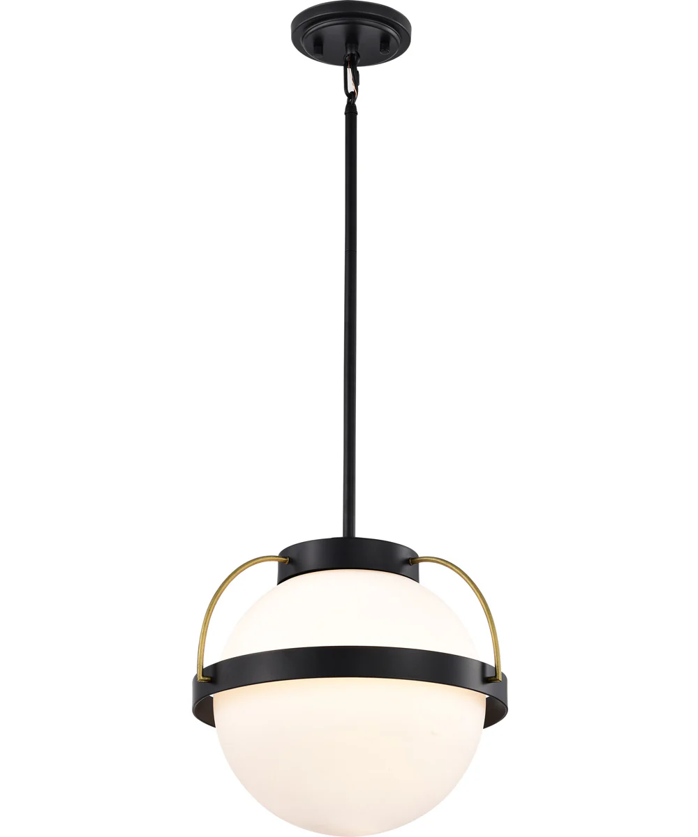 Lakeshore 1-Light Pendant Matte Black - Image 2