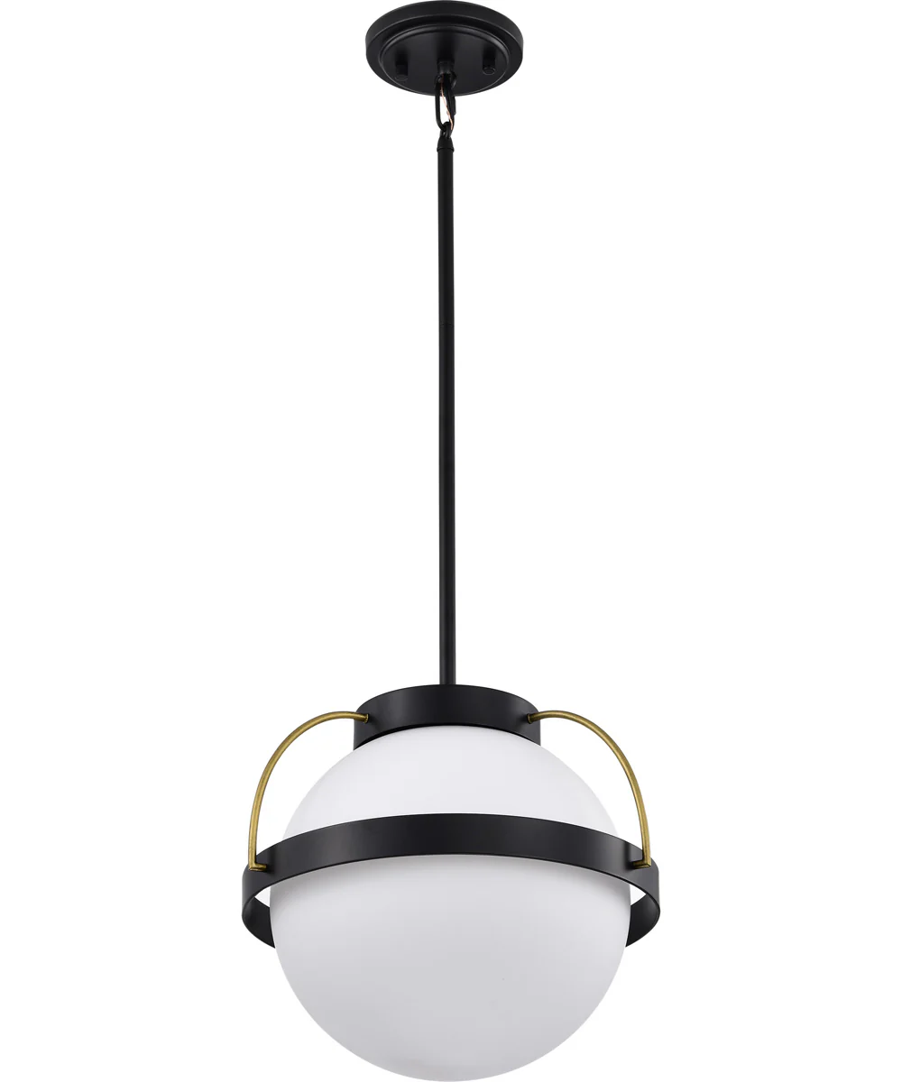 Lakeshore 1-Light Pendant Matte Black - Image 3