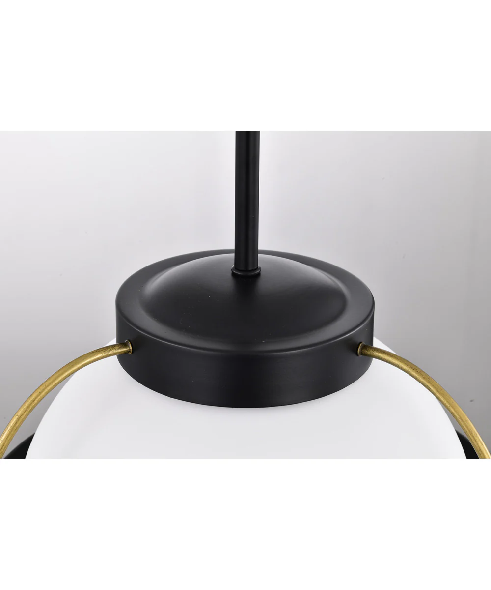 Lakeshore 1-Light Pendant Matte Black - Image 9
