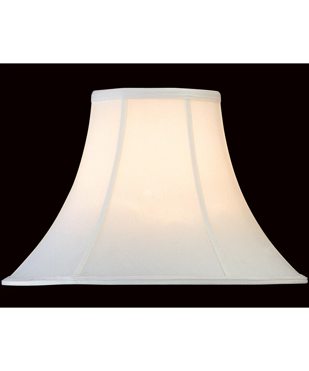 Lamp Shade Antique Eggshell Bell Shade - 7"Tx18"Bx12"Sl