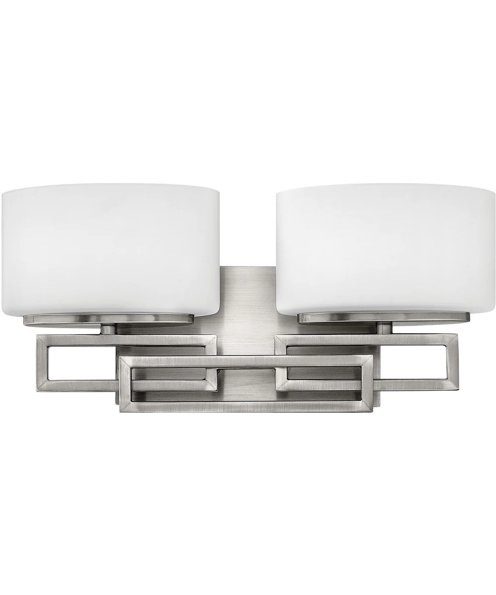 Lanza 2-Light LED Vanity in Antique Nickel