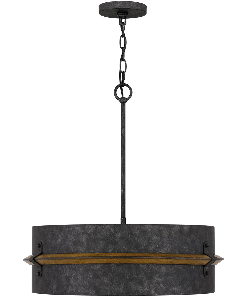 Lariat 3-light Pendant Old Black Finish - Image 4