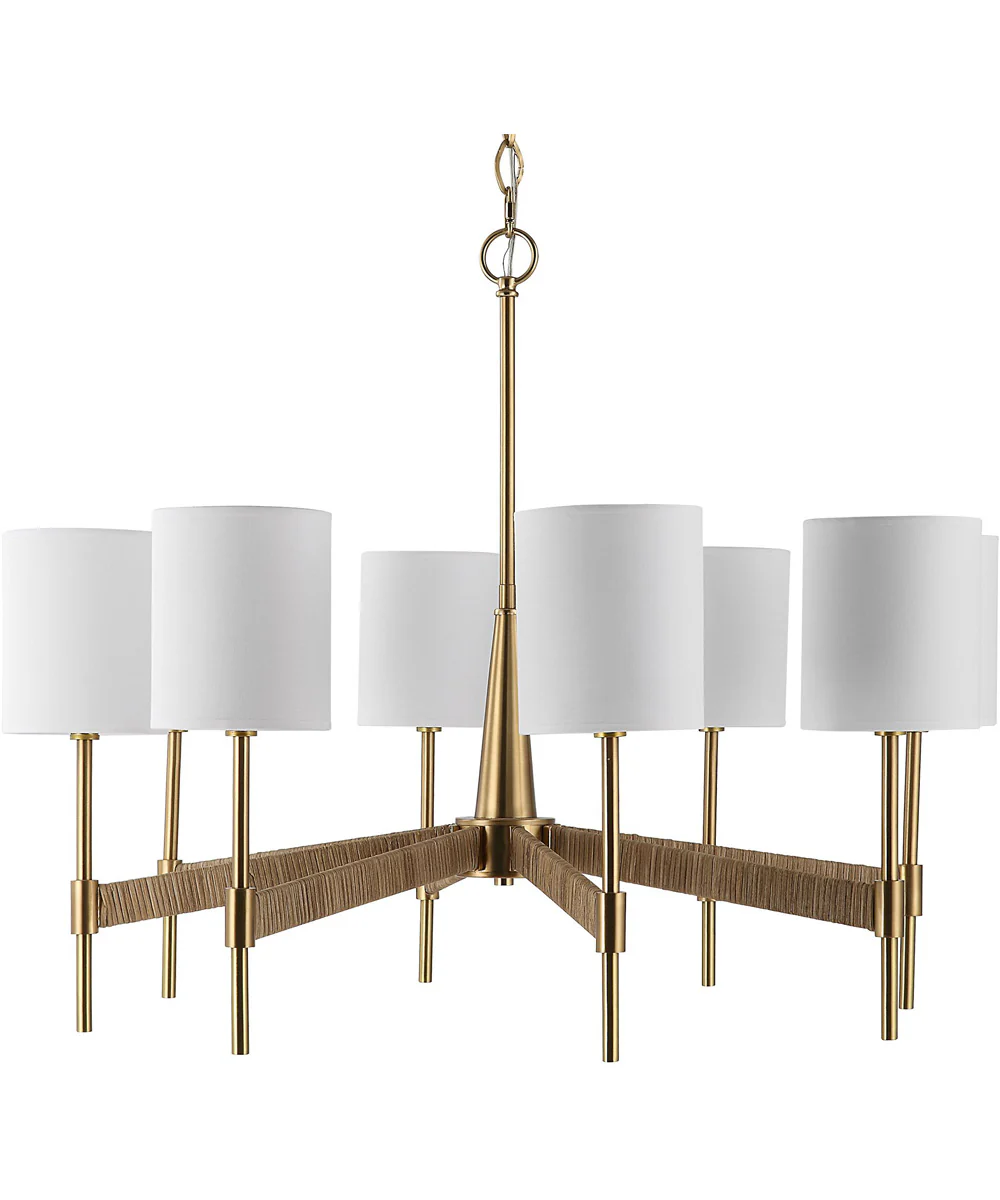 Lautoka Rattan 8 Light Chandelier - Image 11